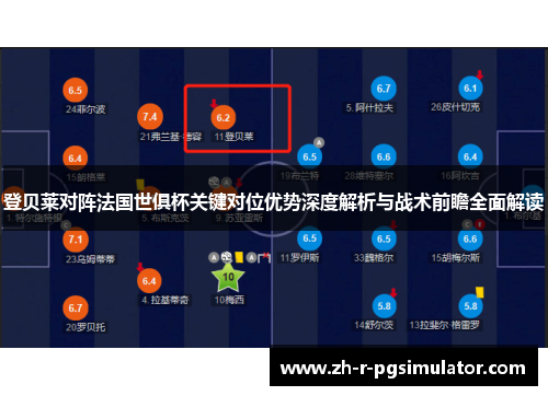登贝莱对阵法国世俱杯关键对位优势深度解析与战术前瞻全面解读
